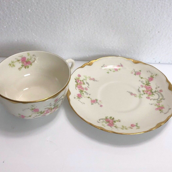 Cup and Saucer Floral Set Vintage Coffee Tea Set - Picture 2 of 6